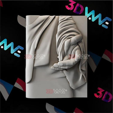 JESUS HAND 3d stl 3DWave.us